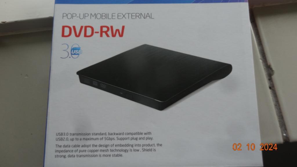 NIEUW CD/DVD-RW external brander Externe CD/DVD-RW brander,, Dvd, Nieuw, Extern, MacOS