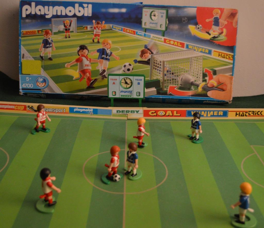 Set de football Playmobil 4700 avec  joueurs supplémentaires, Enlèvement ou Envoi, Comme neuf, Ensemble complet