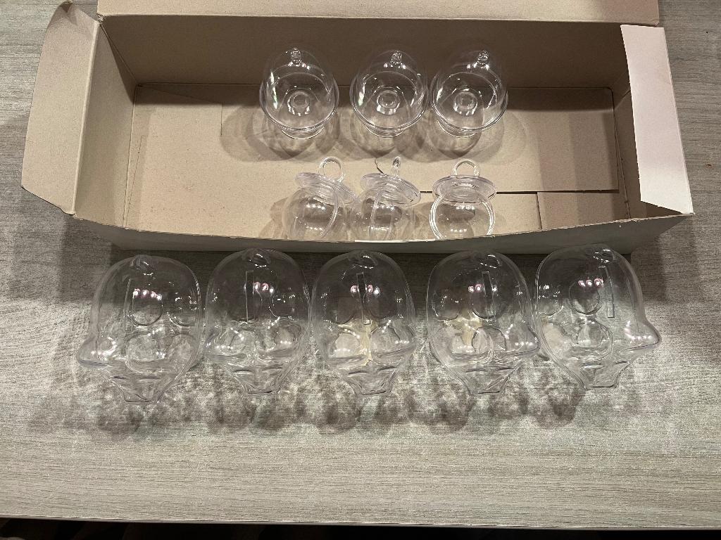 Verschillende plexi figuurtjes voor doopsuiker, Ophalen of Verzenden
