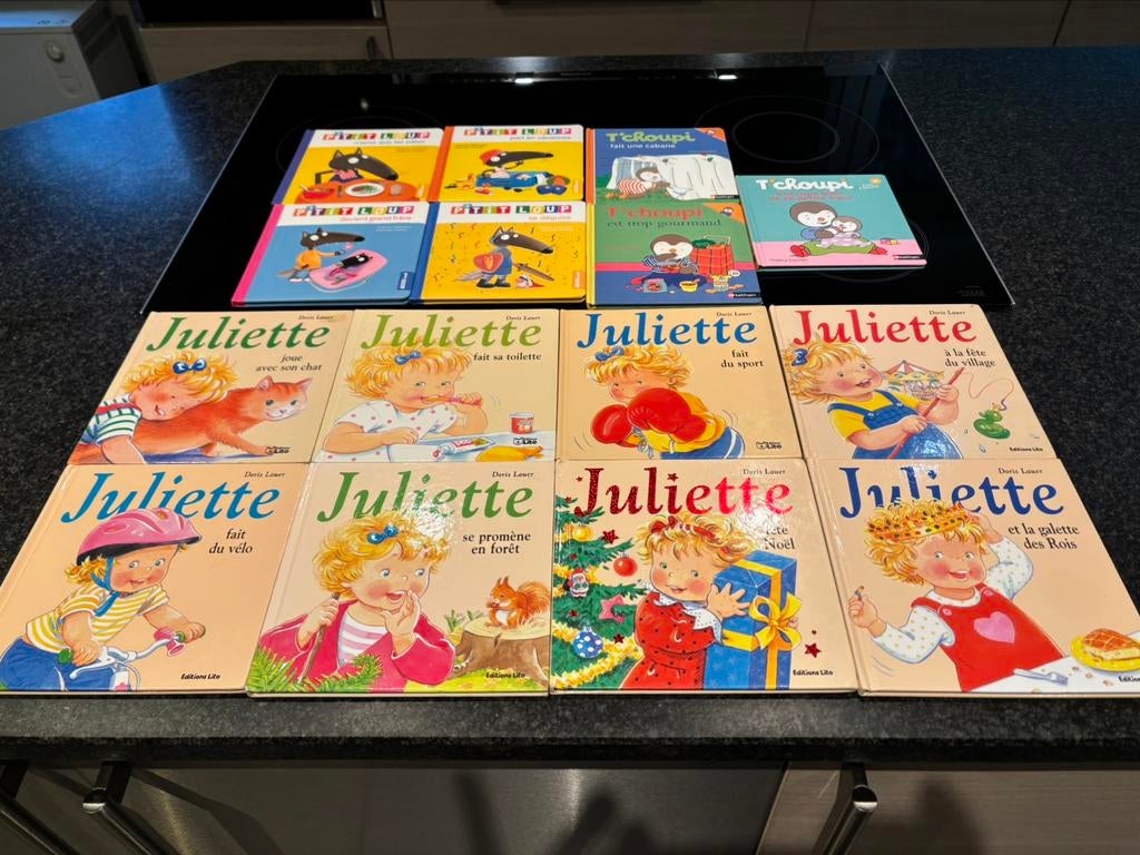 Livres enfants Juliette P’tit Loup Tchoupi, Enlèvement ou Envoi, Comme neuf