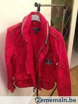 Ralph Lauren polojack - maat: m, Kleding | Heren, Gedragen, Maat 48/50 (M), Rood