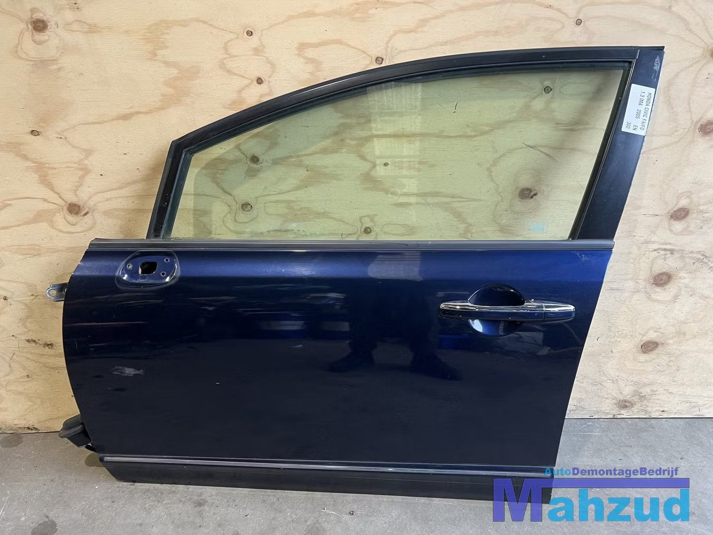 HONDA CIVIC 8 FD FA sedan Blauw B536PX Links voor deur porti, Gebruikt, Deur, Info@honda.co.jp, Voor