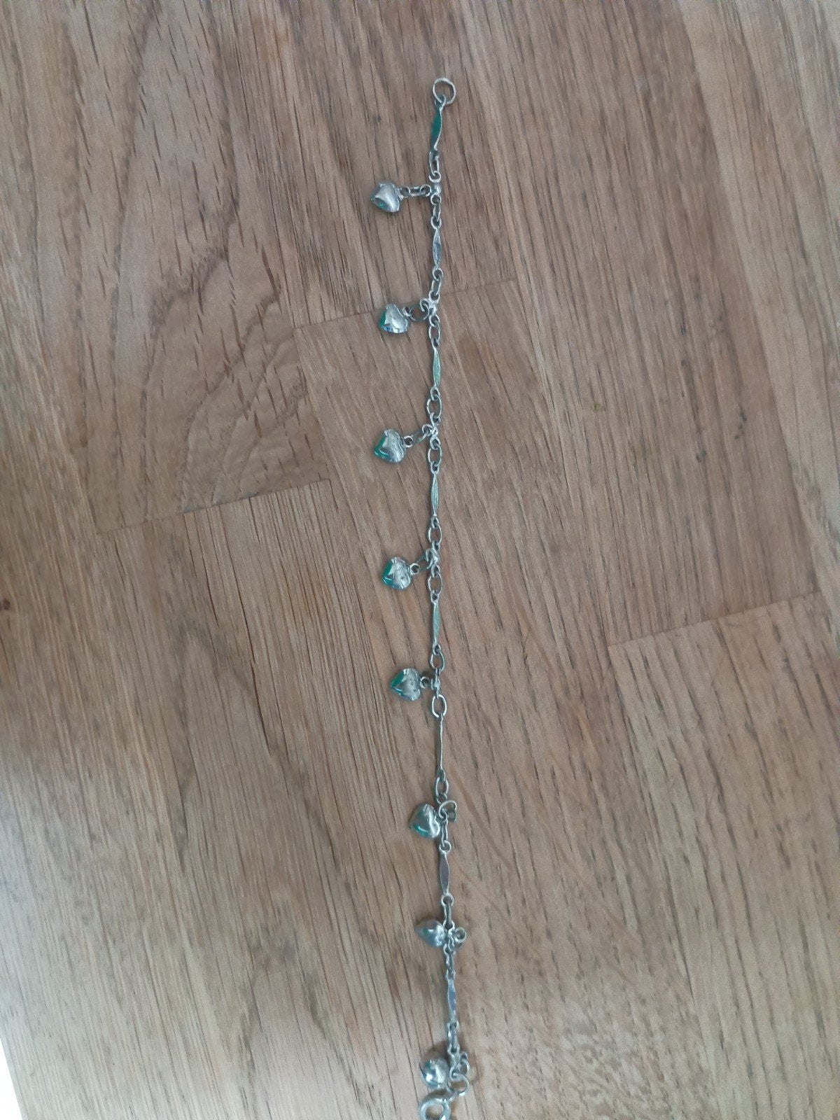 Polsketting met bedels, Handtassen en Accessoires, Armbanden, Ophalen, Zilver, Zilver