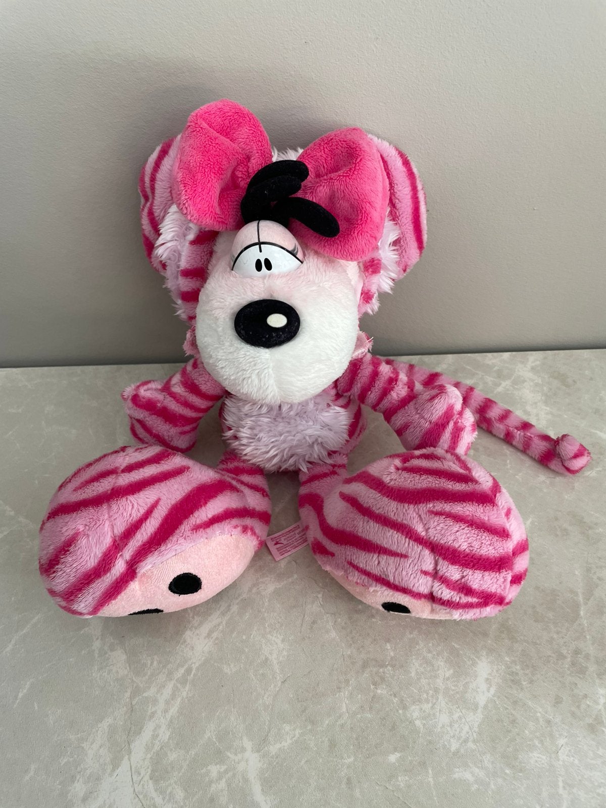 Heel zeldzame Diddelina zebra roze voor verzamelaars!!!, Ophalen of Verzenden, Zo goed als nieuw, Roze