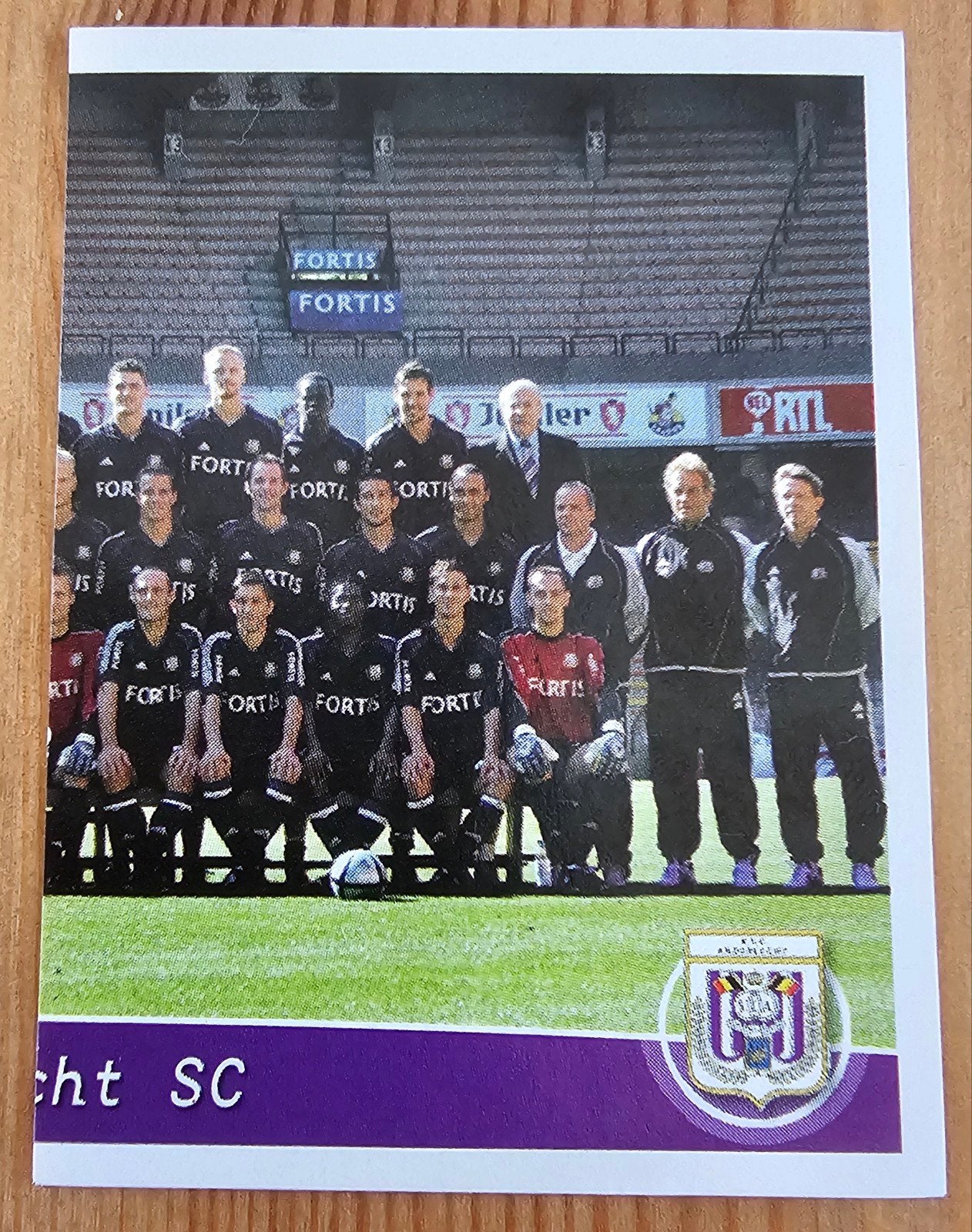 Panini Football 2006 #3 Team Anderlecht Voetbal, Ophalen of Verzenden, Zo goed als nieuw, Sticker