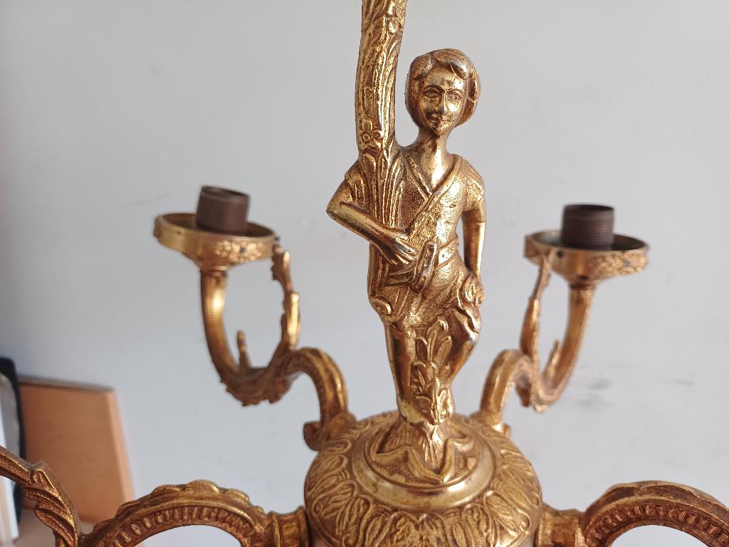 Staande lamp, Enlèvement, Cuivre ou Bronze