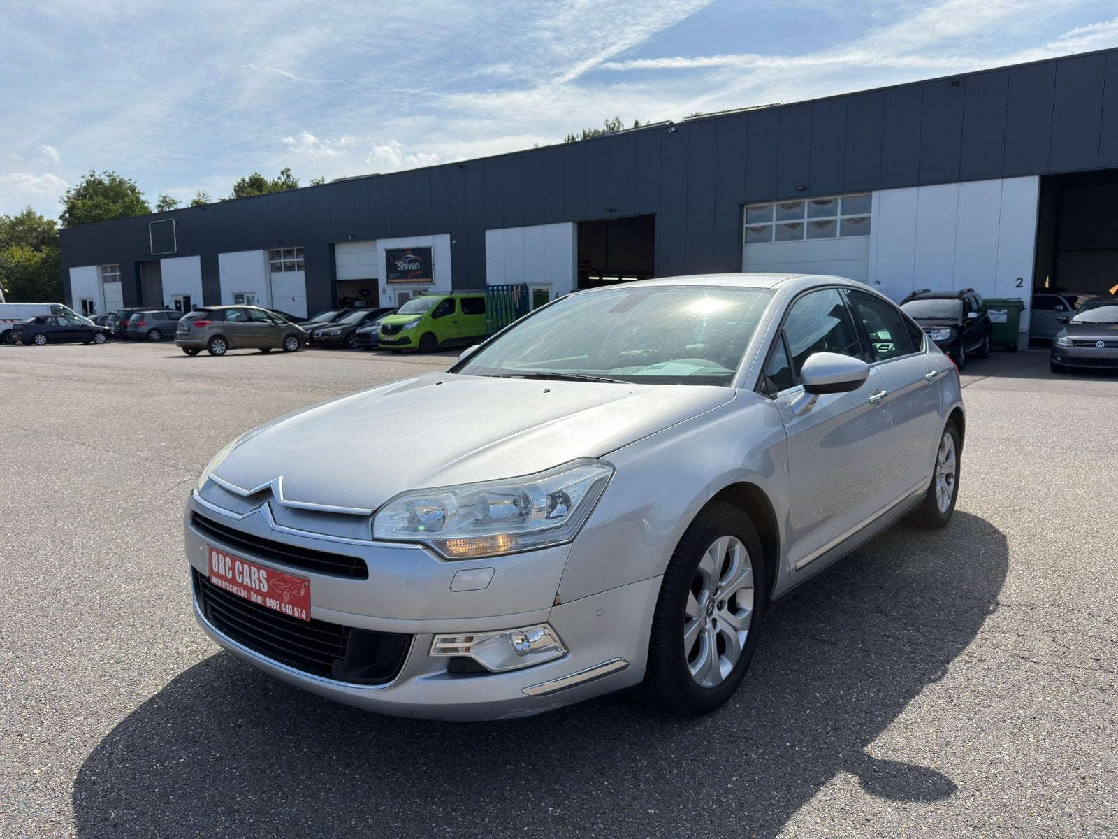 CITROËN C5 2.0 HDi EXCLUSIVE AUTOMATIQUE — EXPORTATION, Autos, Citroën, Cuir, Argent ou Gris, Achat, Beige
