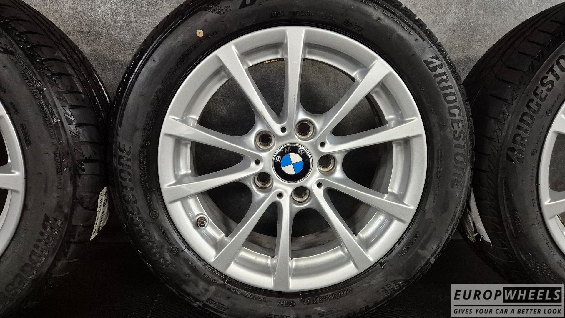 16 inch bmw velgen 1 F20 F21 2 F22 F23 E87 376 zomerbanden, Gebruikt, -, Banden en Velgen, Zomerbanden