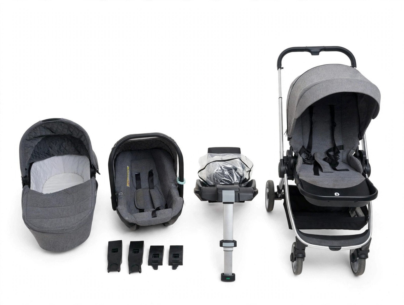 poussette trio 3 en 1, Enfants & Bébés, Enlèvement, Comme neuf, Poussette combi, Autres marques