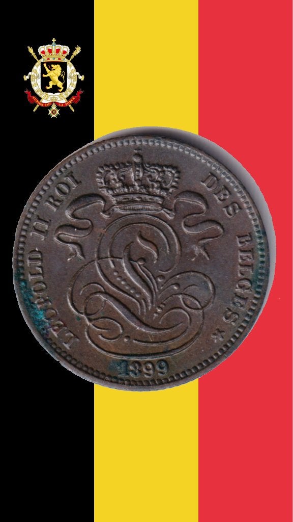1 cent 1899 FR - Leopold II (kwaliteit!), Verzenden, Losse munt