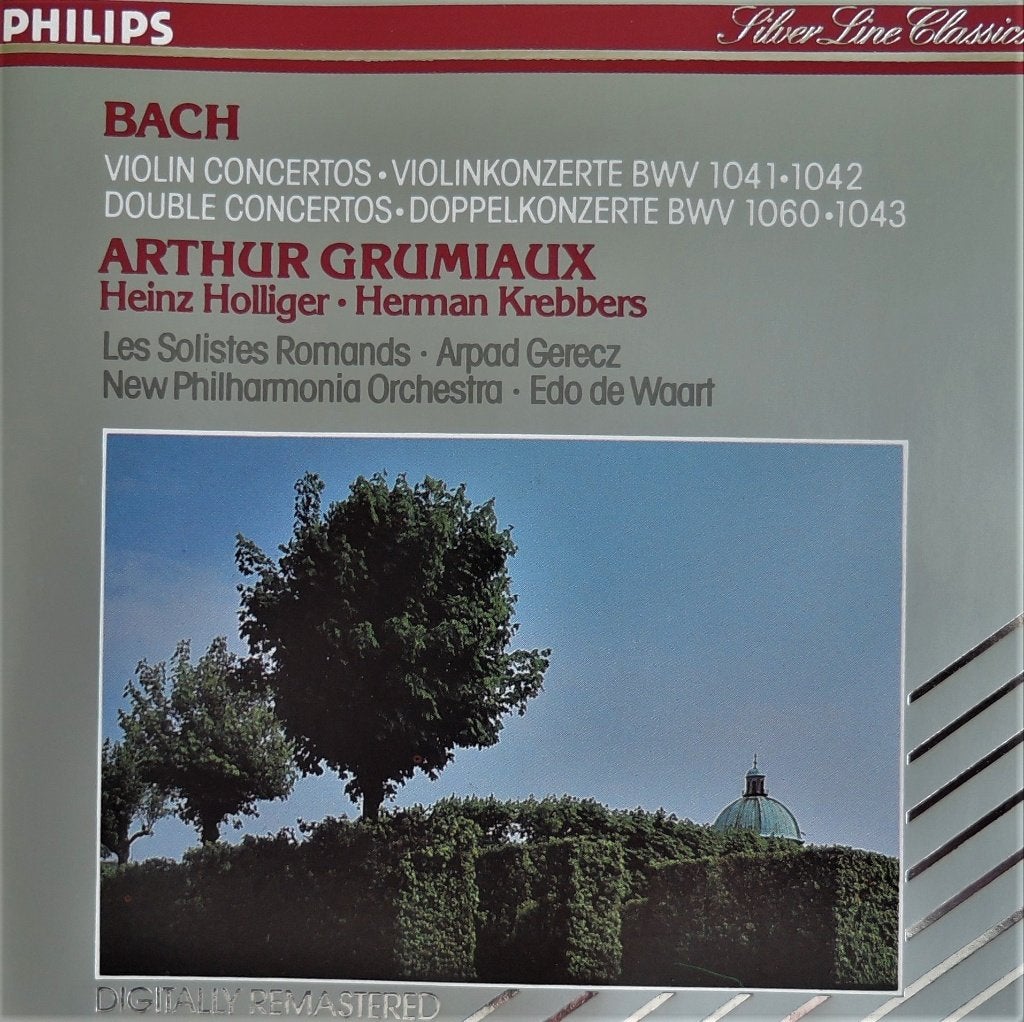 Bach /Vioolconcerti & Dubbelconcerti - Grumiaux ea - PHILIPS, Enlèvement ou Envoi, Comme neuf, Orchestre ou Ballet