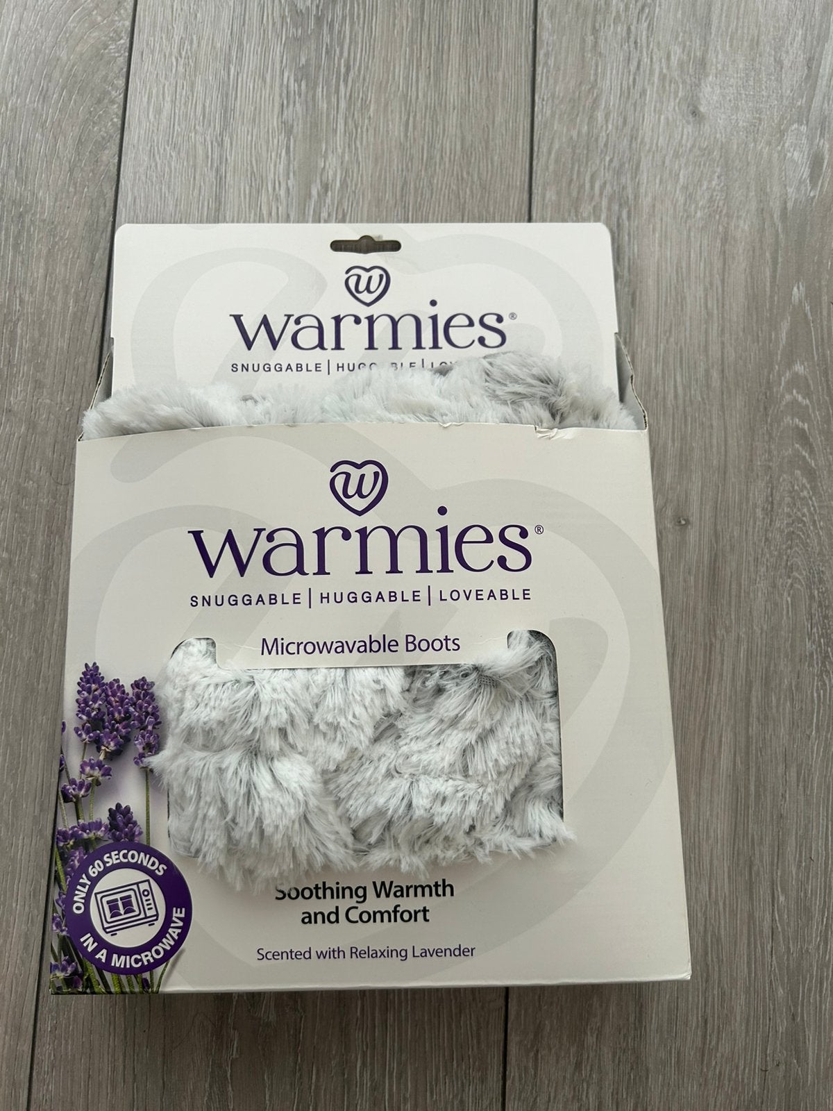 Warmies Boots lavendel grijze, Diversen, Ophalen, Nieuw