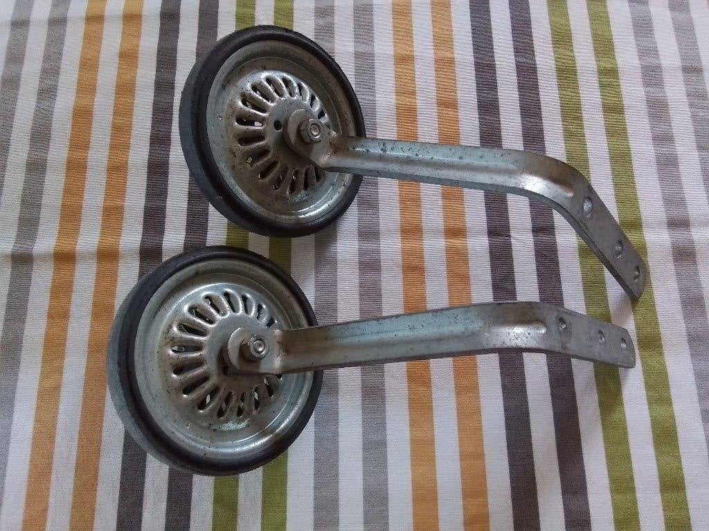 Steunwieltjes kinderfiets steunwielen, Ophalen