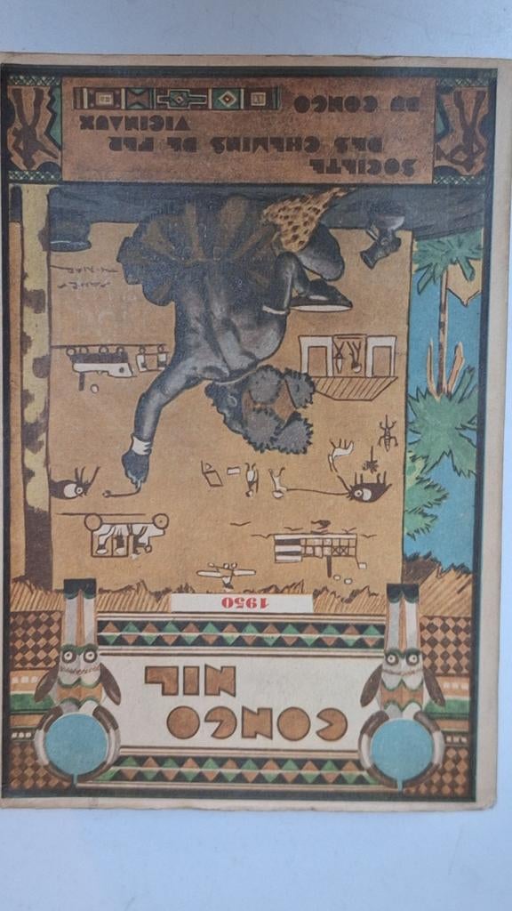 Guide Chemin de fer vicinaux Congo Nil 1950. Très bon état, Collections, Trains & Trams, Enlèvement ou Envoi