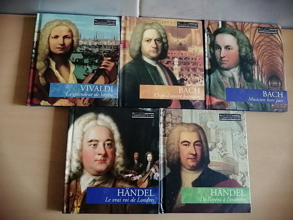 Collection Les Grands Compositeurs 5 CD Baroque, Baroque, Enlèvement ou Envoi, Comme neuf, Autres types