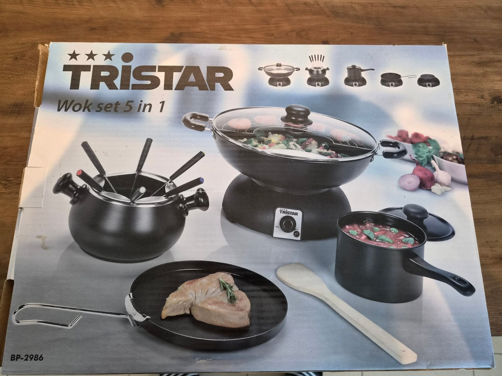 Tristar wokset 5 in 1, Enlèvement, Neuf