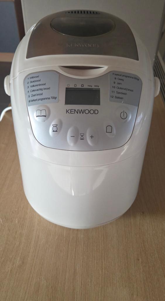 Machine à pain Kenwood BM210, Electroménager, Machines à pain, Utilisé, Avec minuteur, Fenêtre transparente, Plus de 10 programmes