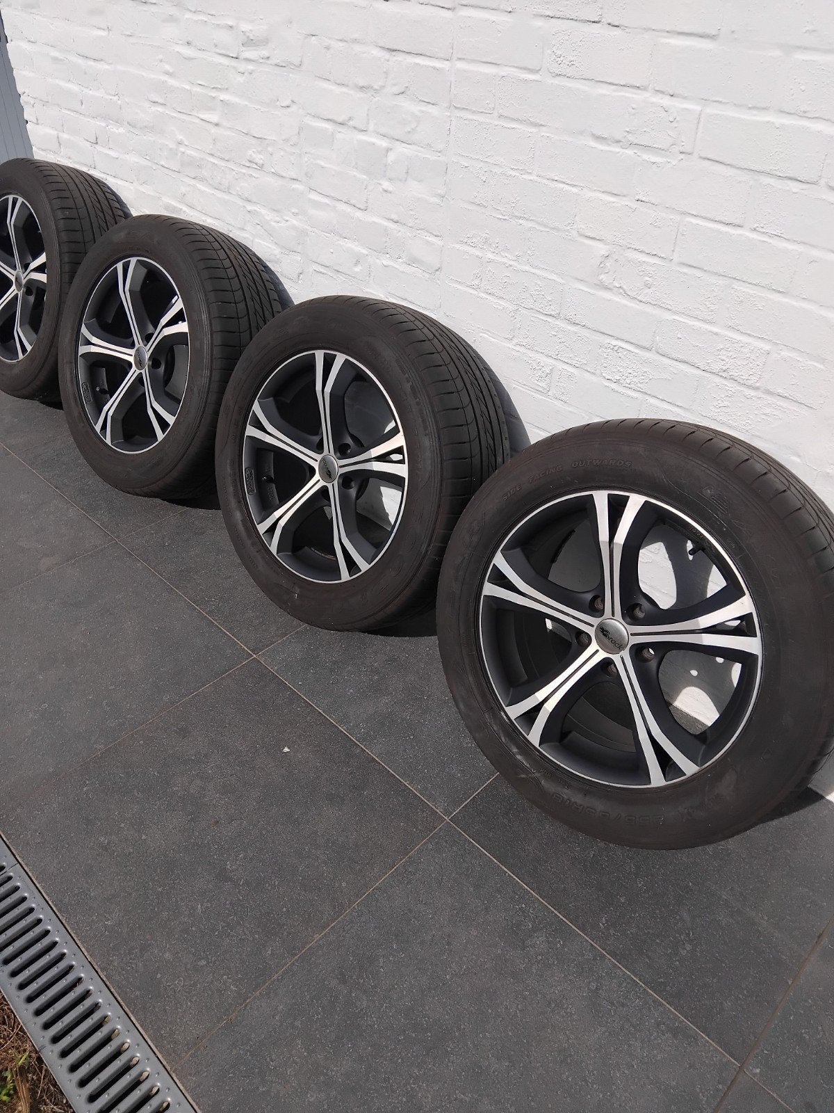 zomerset vw touareg steek 5x120  18 inch, Auto-onderdelen, Banden en Velgen, Ophalen, 18 inch, Velg(en), Zomerbanden