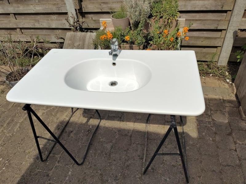 Wastafel, Enlèvement, Utilisé, Pierre, Lavabo