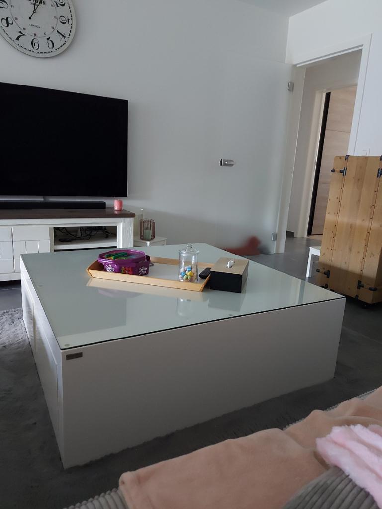 Salontafel, Ophalen, Overige materialen, Vierkant, Zo goed als nieuw