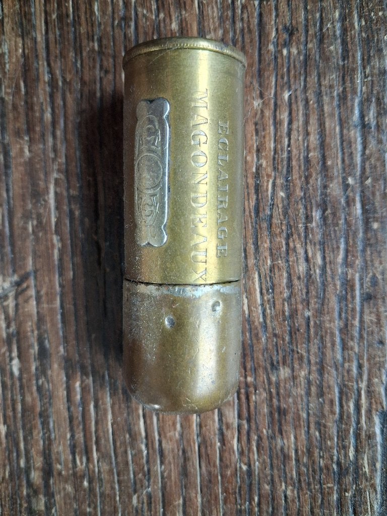 Ancien briquet publicitaire Eclairage Magondeaux Dordogne, Enlèvement ou Envoi, Utilisé, Briquet