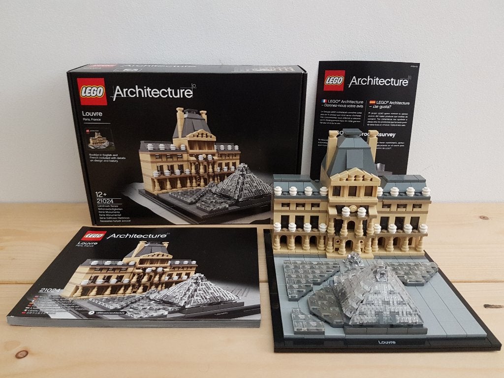 Lego Architecture 21024 Louvre, Compleet, Lego, Architecture, Ophalen of Verzenden