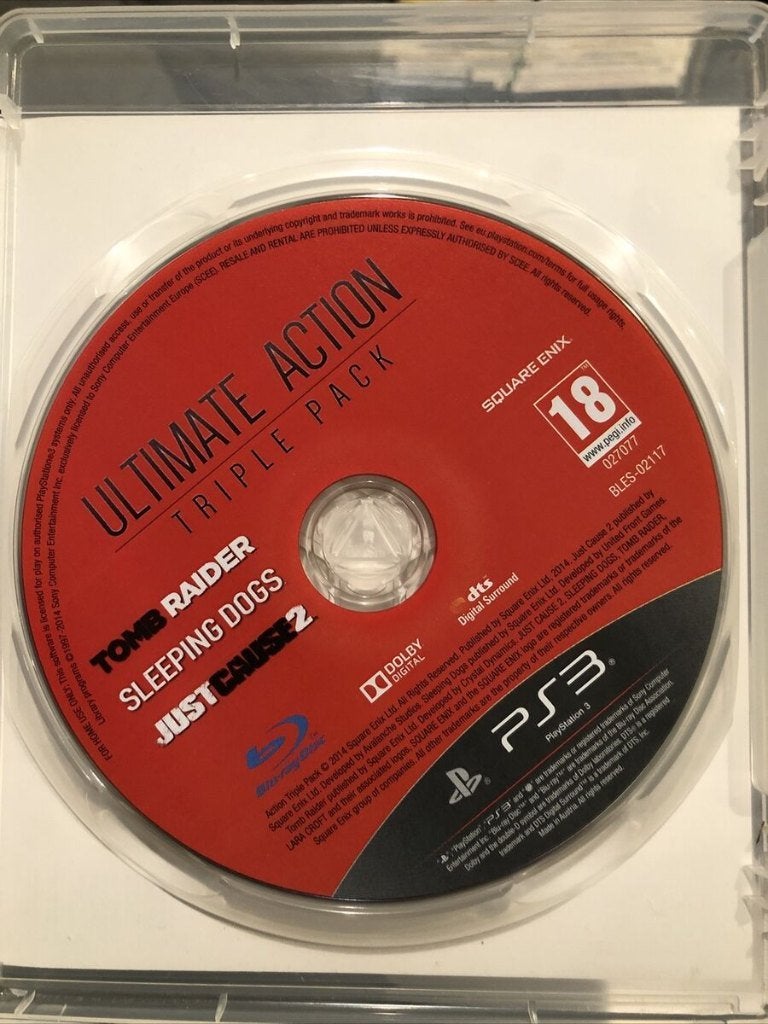 Ultimate Action Triple Pack (enkel de disk), Avontuur en Actie, Vanaf 18 jaar, 1 speler, Ophalen of Verzenden