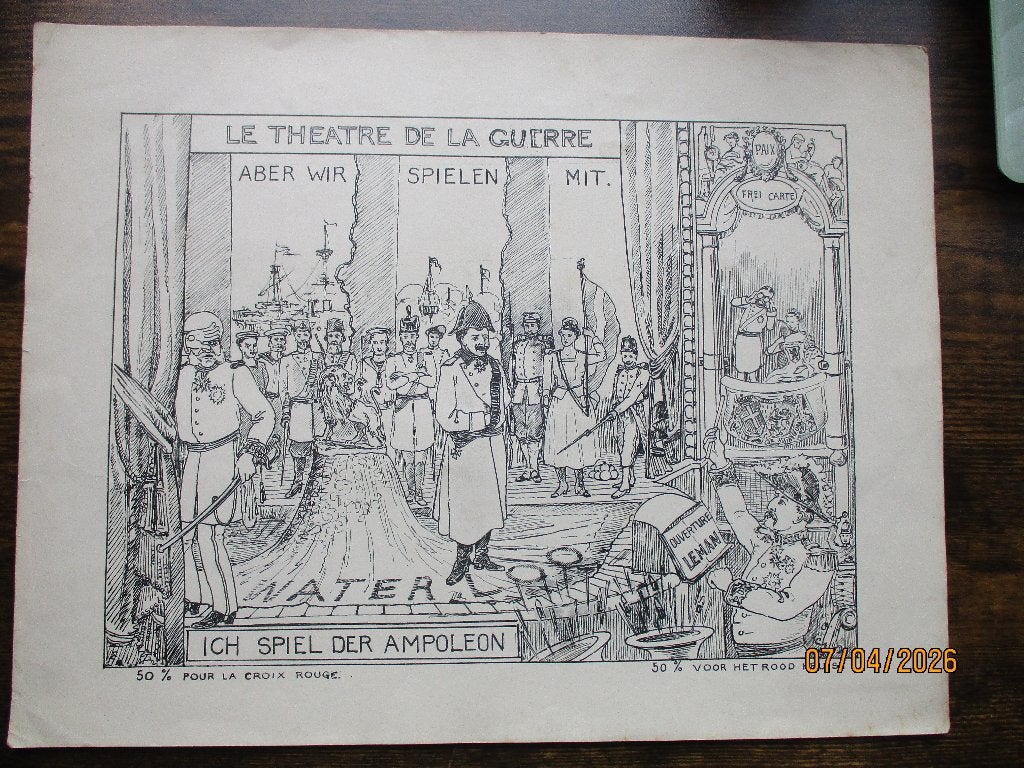 Bande dessinée belge WW1., Collections, Objets militaires | Général, Envoi