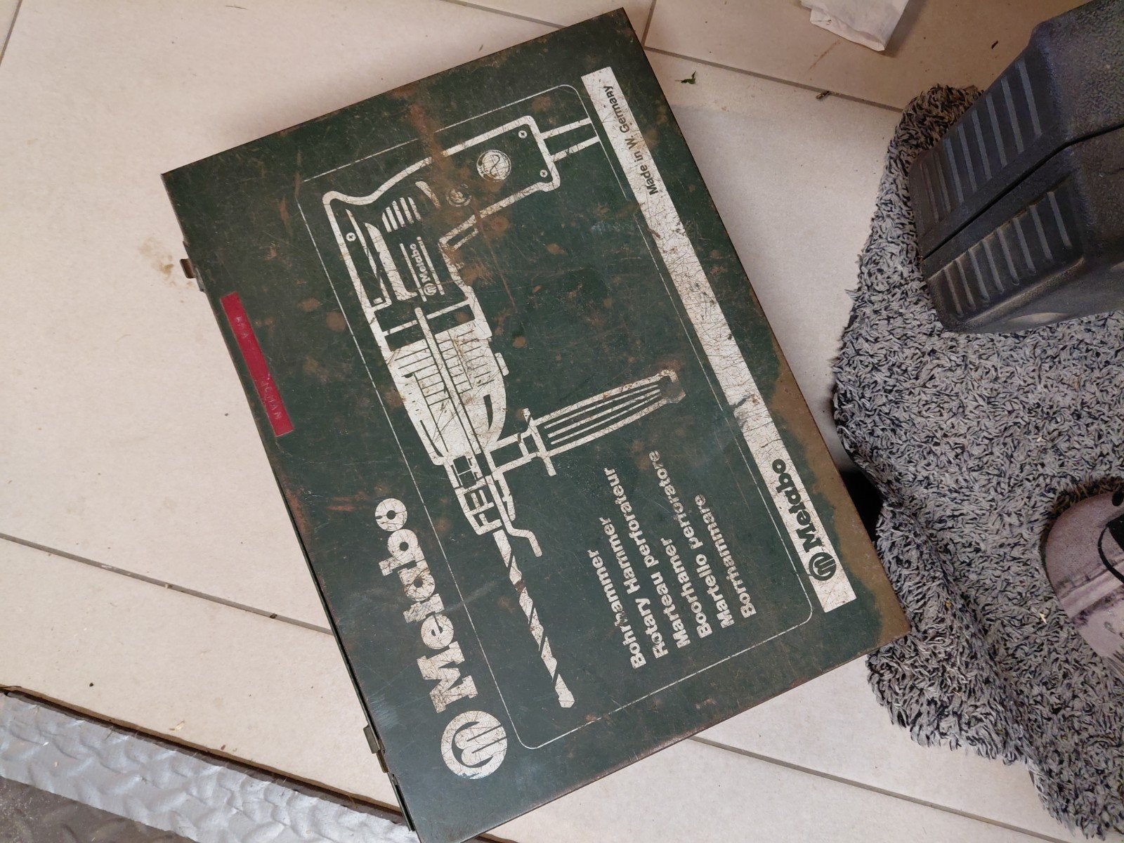 Zware en heel sterke boorhamer metabo en zware catrol, Doe-het-zelf en Bouw, Ophalen