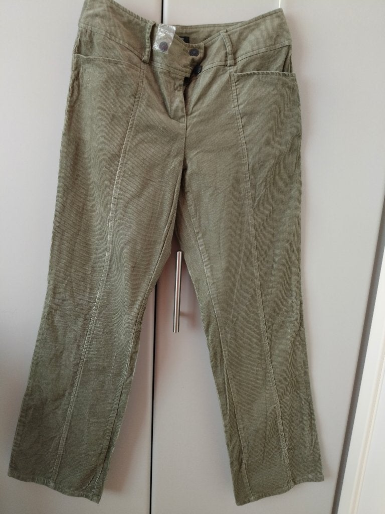 Lange velours broek van Raspberry, Ophalen, Overige kleuren, Maat 42/44 (L), Zo goed als nieuw