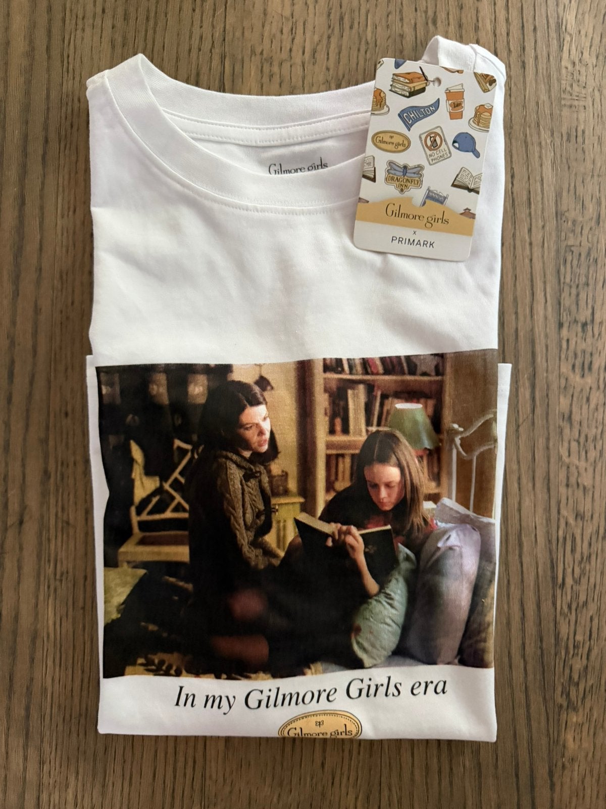 Gilmore girls t shirt M koffiebeker en kruik, Kleding | Dames, T-shirts, Verzenden, Zo goed als nieuw