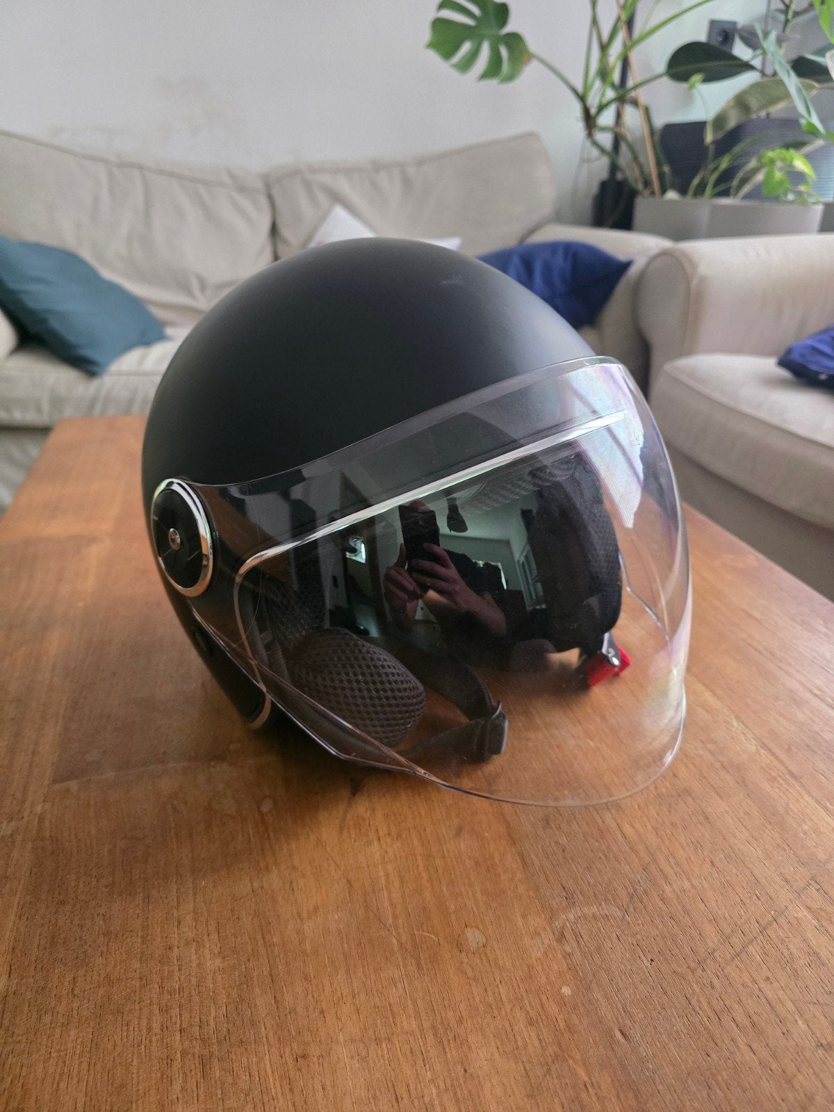 Helm voor brommer, Ophalen, Nieuw, Medium, Vinz