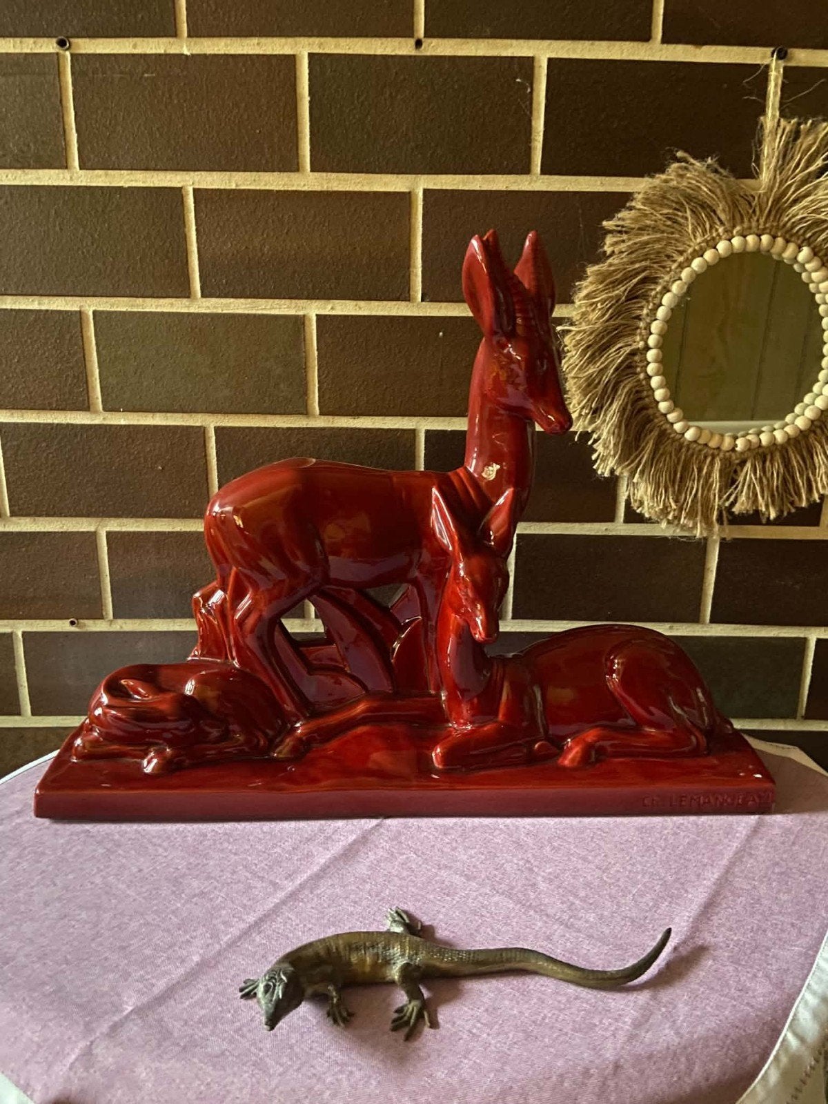 Art Deco-sculptuur van Saint Clement, Antiek en Kunst, Ophalen of Verzenden