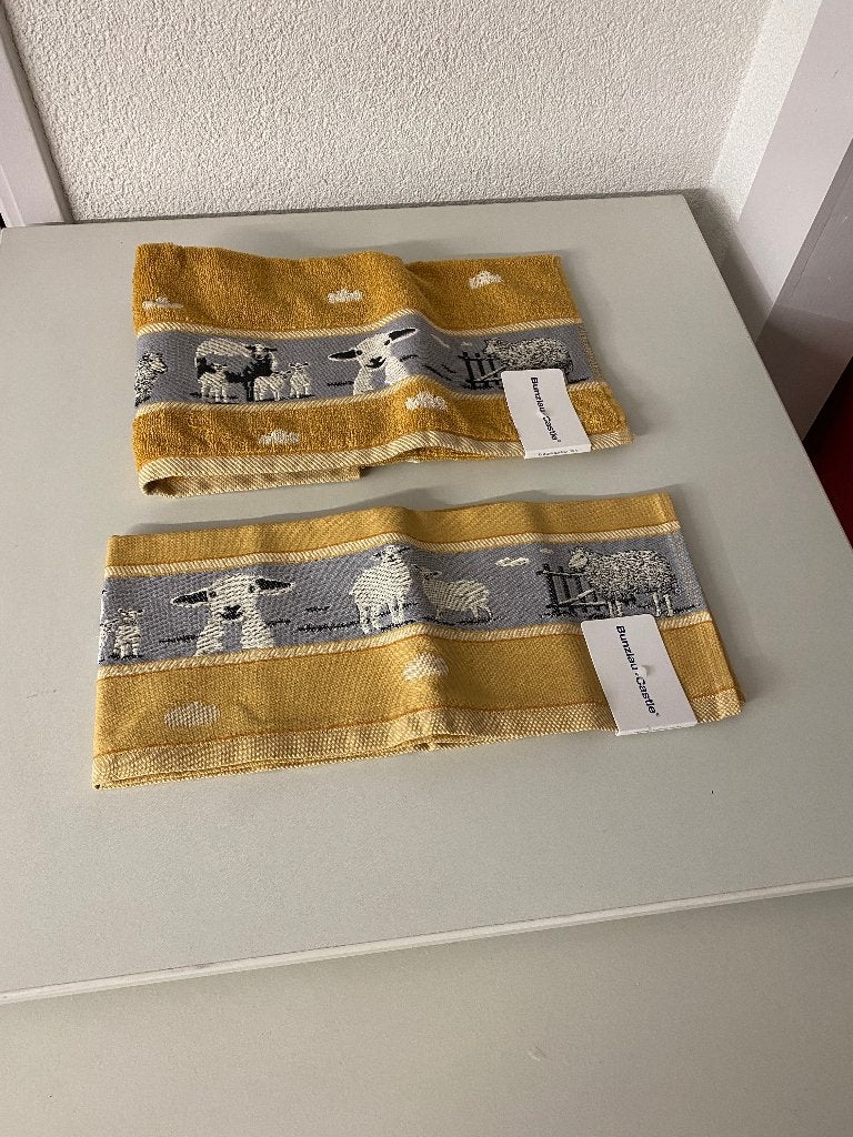 Keukentextielsets Schapen Bunzlau Castle, Katoen, Overige kleuren, Overige typen, Nieuw