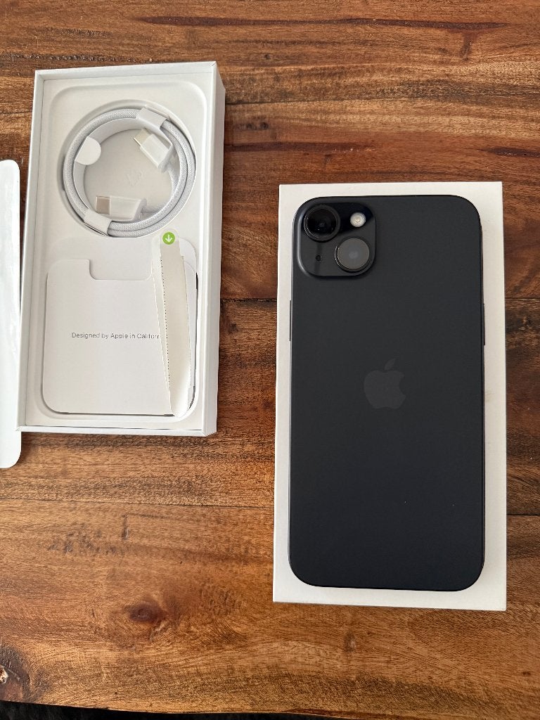 IPhone 15 plus, Ophalen, 94 %, 128 GB, Zwart