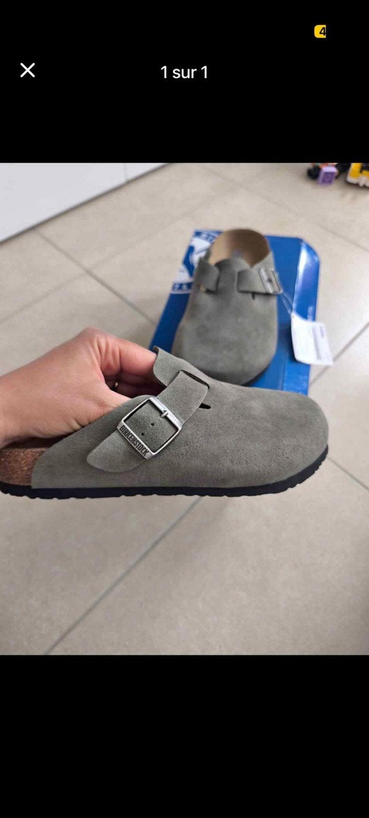 Birkenstock grijs maat 39, Kleding | Dames, Schoenen, Instappers, Nieuw, Ophalen of Verzenden, Grijs