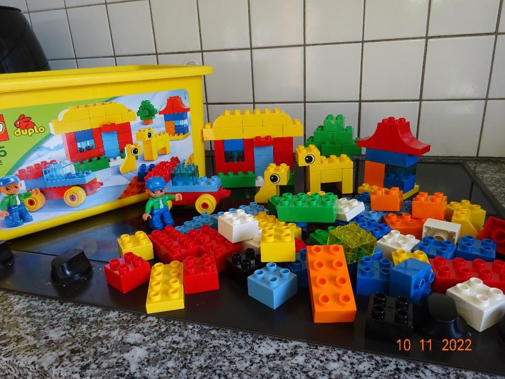 Duplo opbergdoos 5572*VOLLEDIG*NIEUWSTAAT*, Kinderen en Baby's, Speelgoed | Duplo en Lego, Ophalen of Verzenden, Minifiguur, Duplo