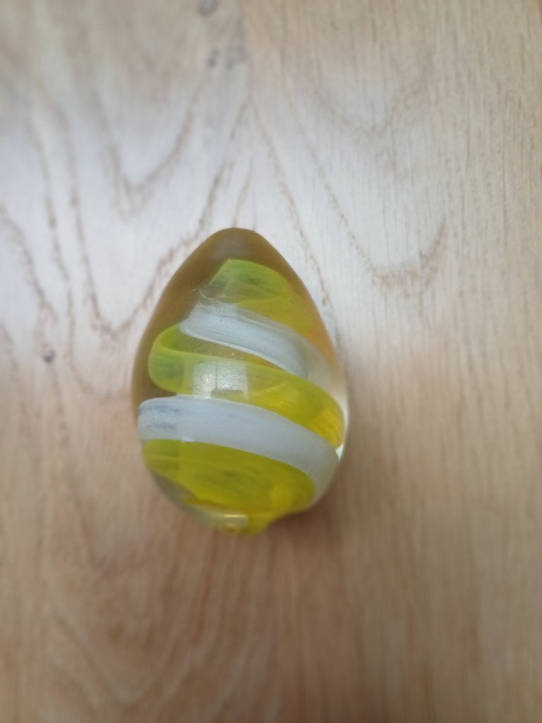 Scandinavische kunstobject glas hyttan jaren 70, Ophalen