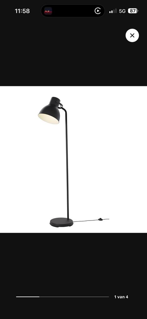 Hektar lamp ikea - goede staat, Huis en Inrichting, Ophalen, Gebruikt