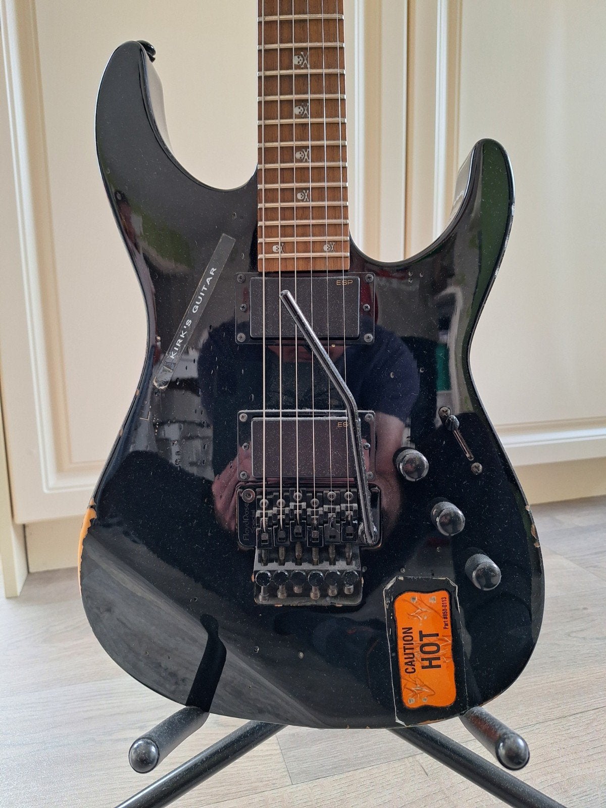 Metallica - Kirk Hammett ESP LTD KH-202 gitaar, Muziek en Instrumenten, Snaarinstrumenten | Gitaren | Elektrisch, Ophalen, Zo goed als nieuw