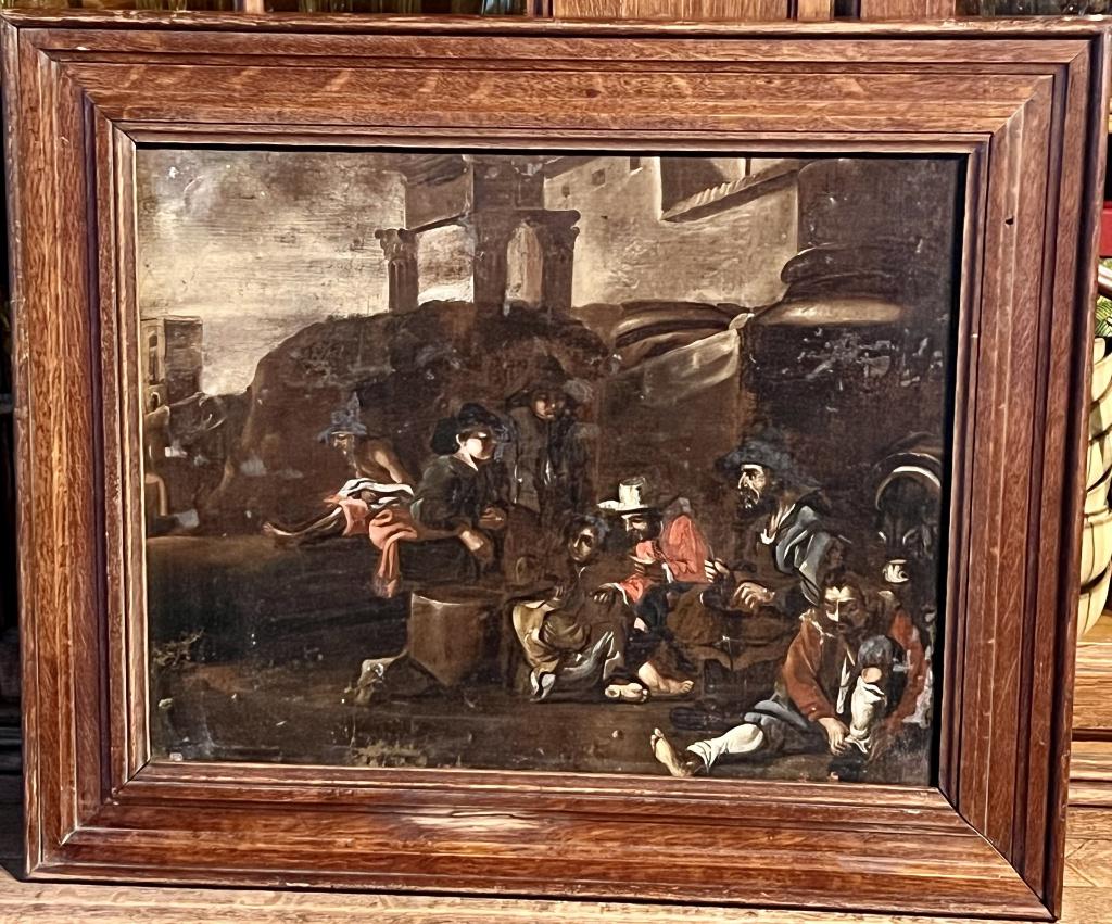(Entourage de) David Teniers le jeune. Le Savetier., Antiquités & Art, Enlèvement ou Envoi