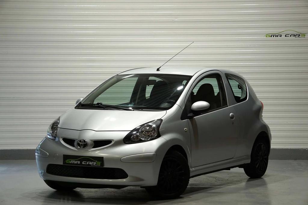 Toyota Aygo Aygo 1.0i VVT-i Blue Airco-Benzine-Garantie, Auto's, Zwart, 109 g/km, Bedrijf, 3 cilinders
