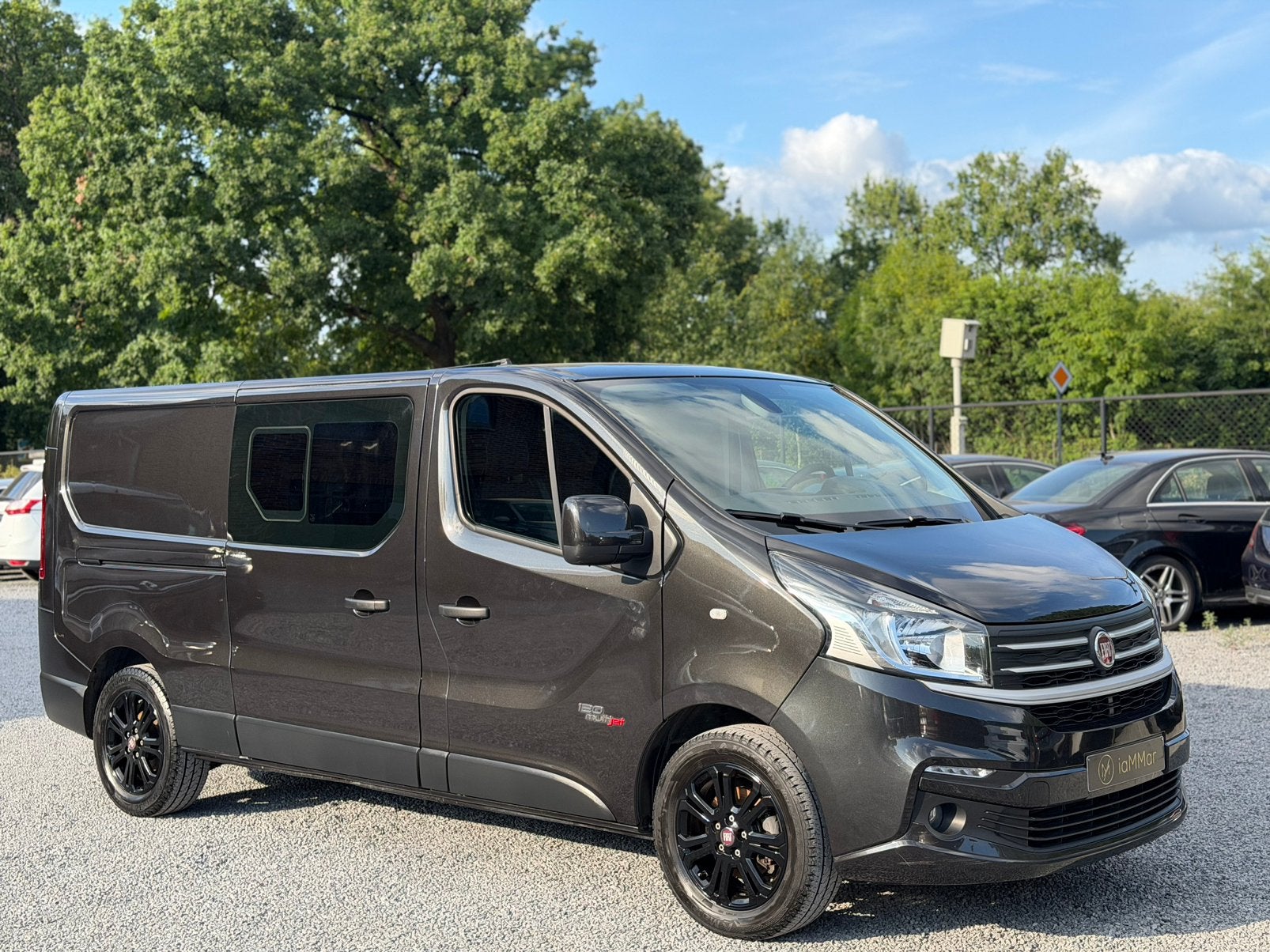 FIAT TALENTO - DUBBELE CABINE - MAXI, Auto's, Stof, 89 kW, Zwart, Bedrijf