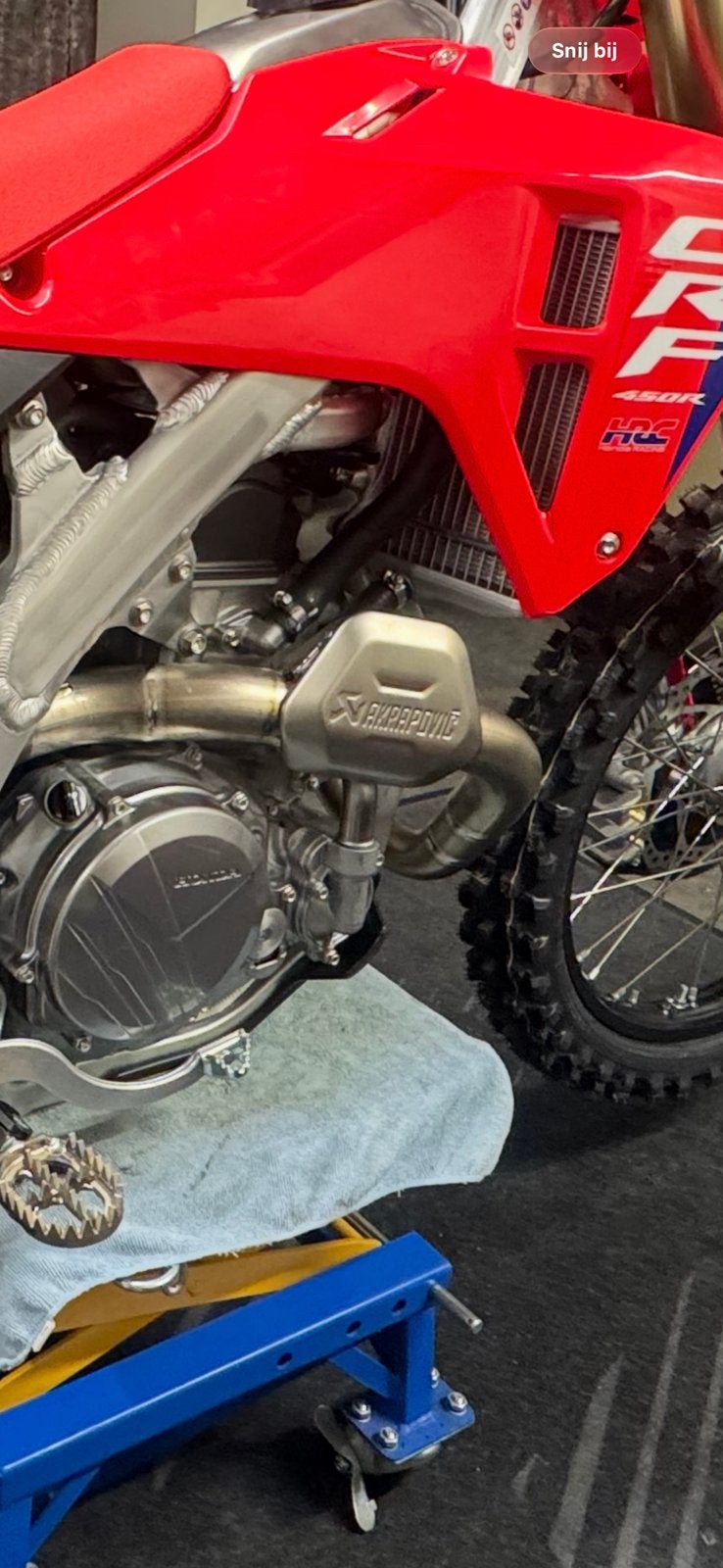 Akrapovic titanium honda crf450 2025-2026, Motos, Enlèvement ou Envoi, Utilisé