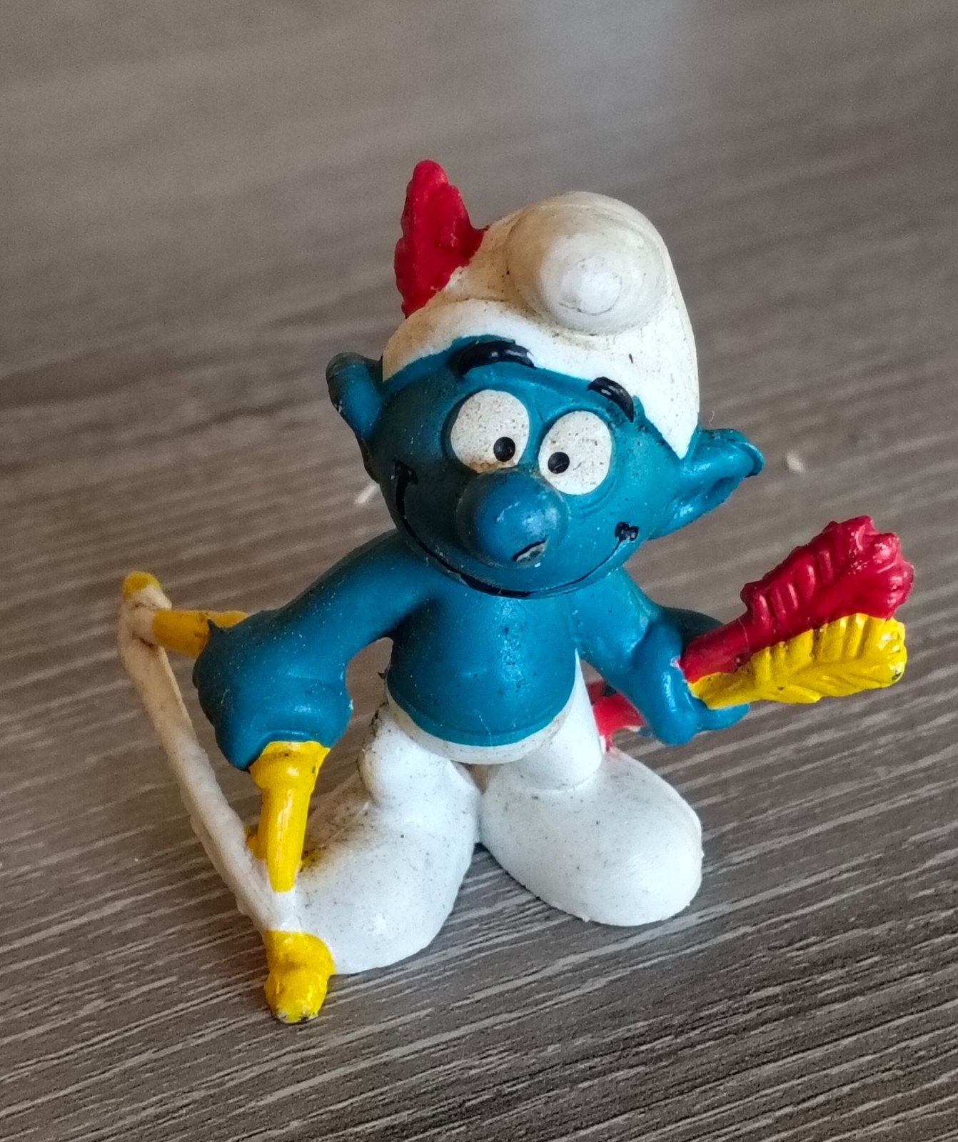 Boogschutter smurf nr 20102/1978, Ophalen, Zo goed als nieuw, Poppetje, Figuurtje of Knuffel