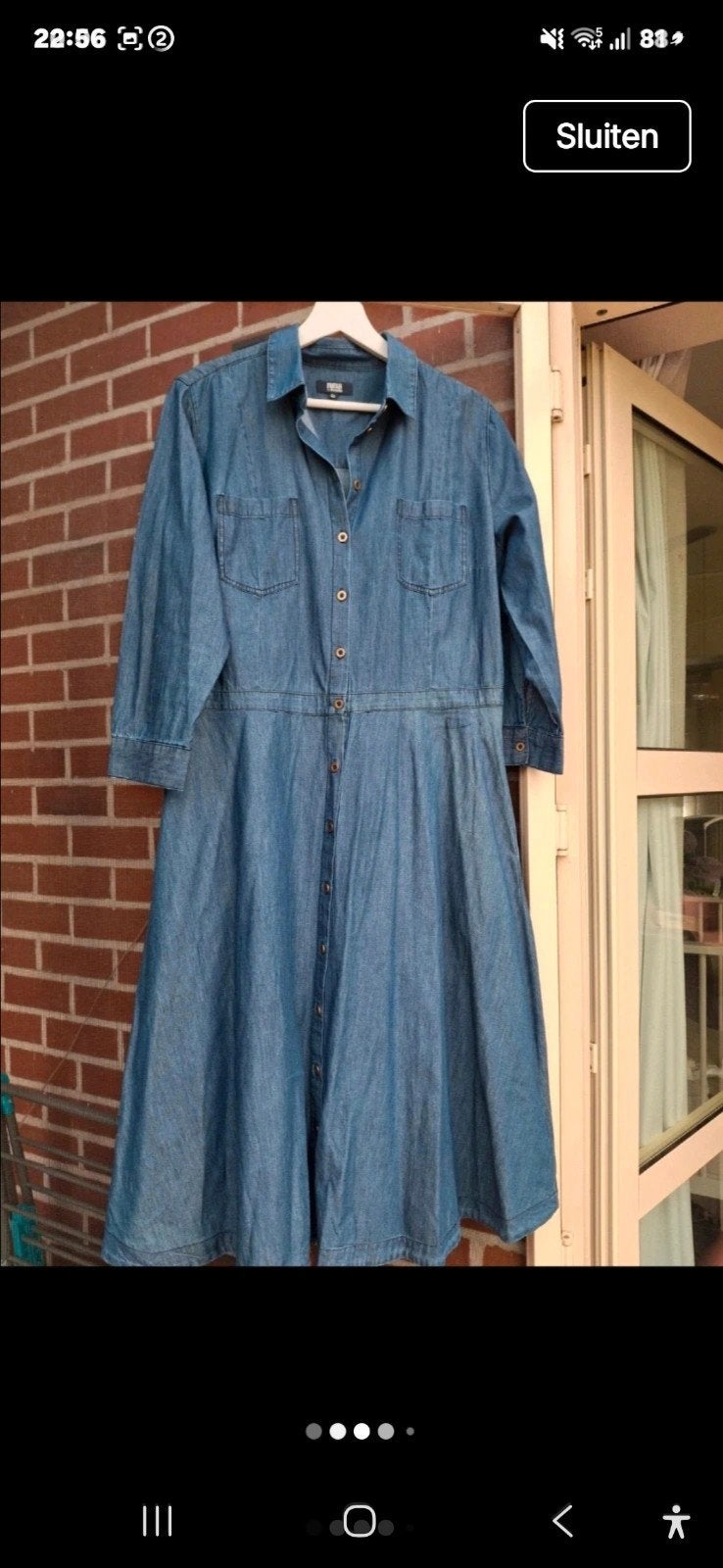 Jeanskleed Bel&Bo van nina collectie, Ophalen of Verzenden, Maat 42/44 (L)