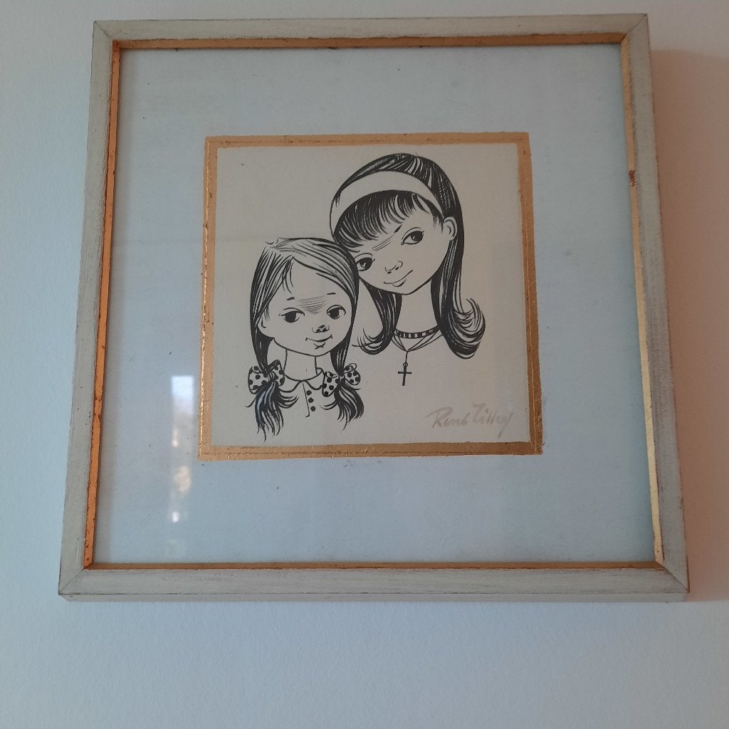 Schilderij van kunstschilder René Tilley, gesigneerd, Antiek en Kunst, Ophalen, Gesigneerd