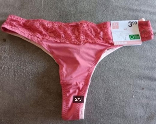 Lot 2 strings saumon et cerise L NEUF, Kleding | Dames, Ophalen of Verzenden, String