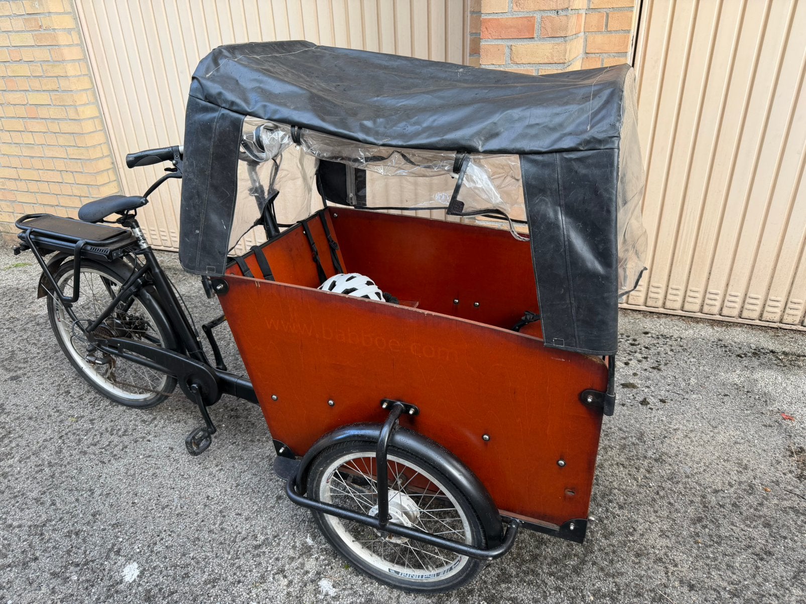 Cargo Ebike / bakfiets Babboe Big, Fietsen en Brommers, Ophalen, Zo goed als nieuw