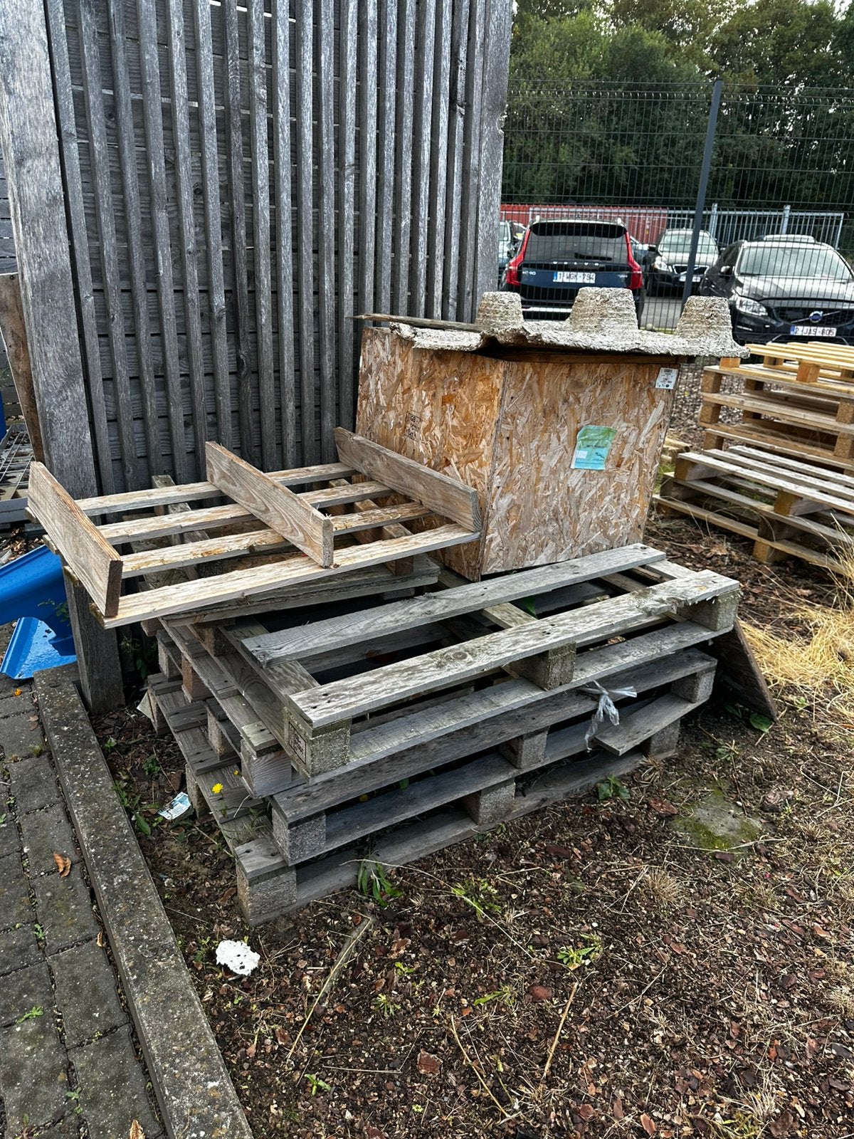 Palettes, Enlèvement, Utilisé, Palette